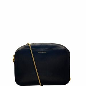 VERONICA BEARD Boxy Chain Leather Crossbody